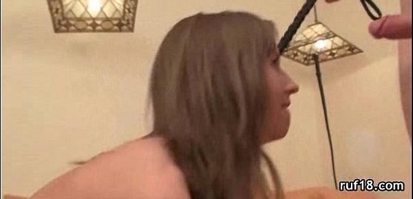  Naughty and kinky bdsm challenge for a sexy teen